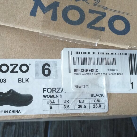 Mozo Forza Leather Food Service Women's Shoes sz6 - Picture 2 of 7